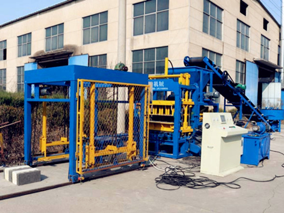 brick paving machine