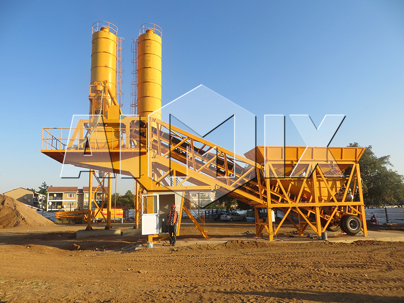 mobile concrete plant