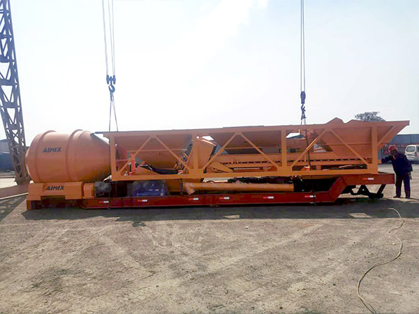 Drum Type Portable Concrete Plant