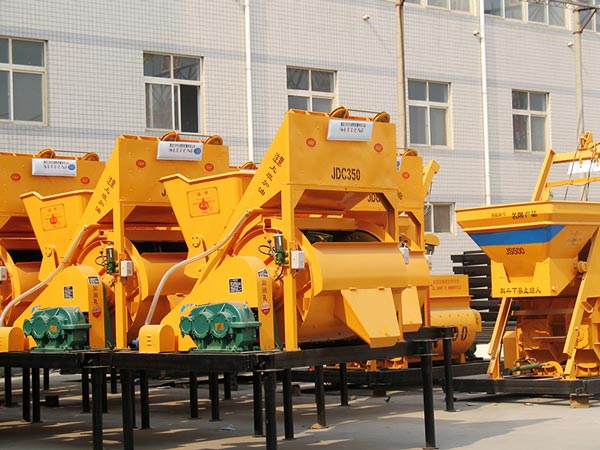 JDC350 small single shaft concrete mixer