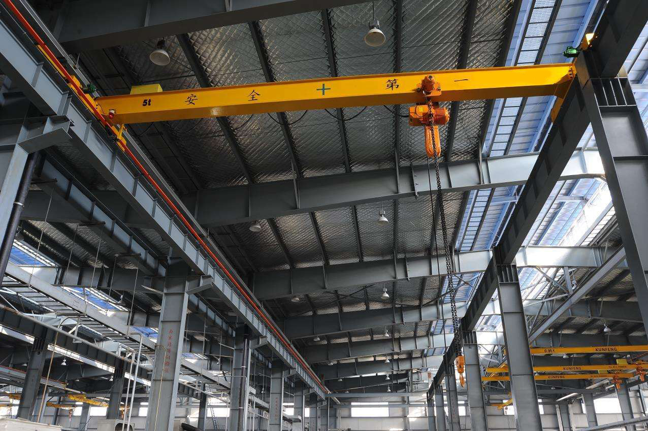 Single Girder Overhead Crane In The Factory