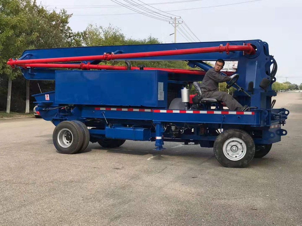 concrete pump truck