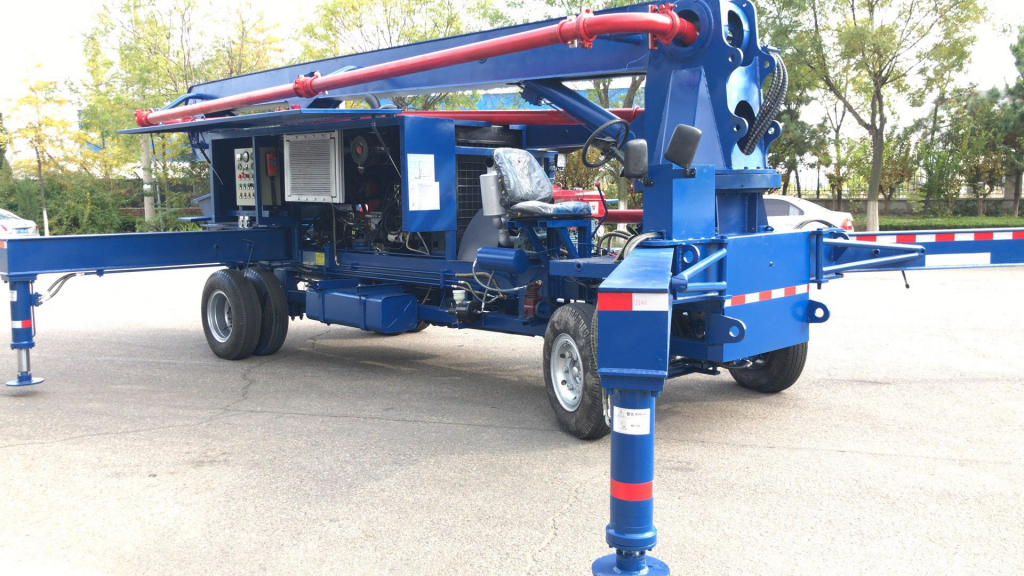 concrete pump car
