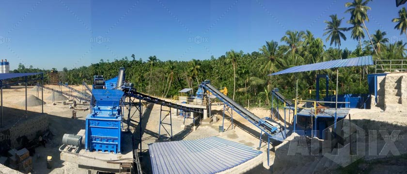 Aimix 250t rock Crusher Plant On site