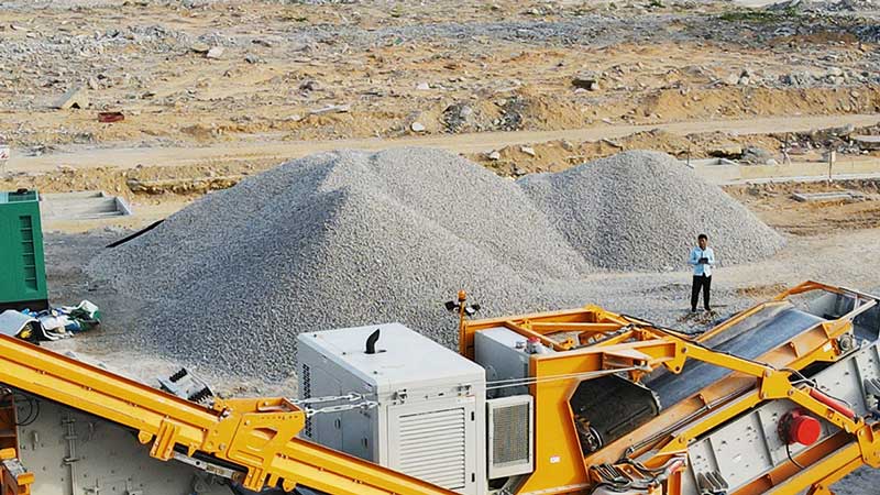 Final aggregates gravel