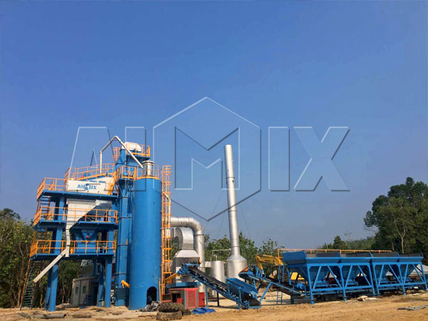 stationary asphalt mixing plant in Indonesia