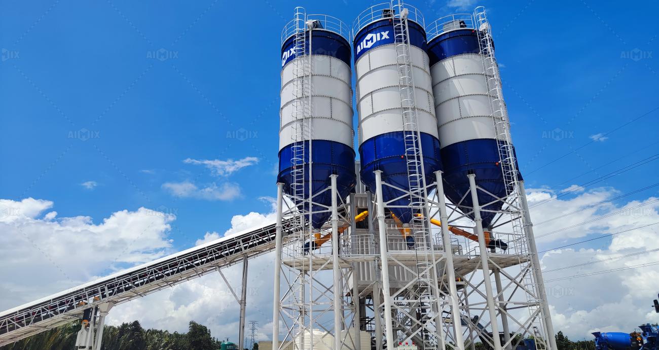 AJ180 batching concrete plant for sale in Malaysia