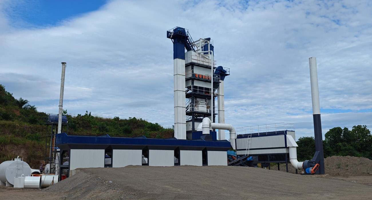 ALQ120 stationary type batch asphalt mixing plants in Malaysia